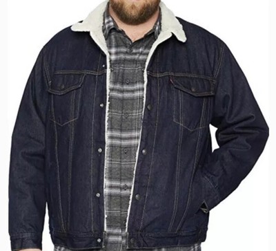 levi's sherpa engineer's coat